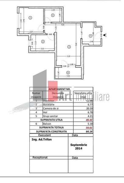 Giurgiului - Piata Progresului Vanzare apartament 2 camere cu centrala